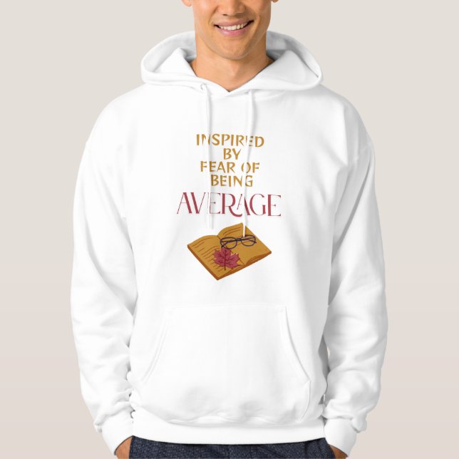 SUDADERA NO ROOM FOR AVERAGE (Anverso)