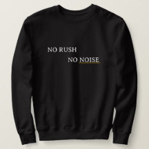 No Rush No Noise – Diseño de tipografía minimalist