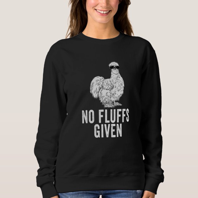 Sudadera No se Dan Fluffs Pollo Seda Mamá Granjero Papá (Anverso)