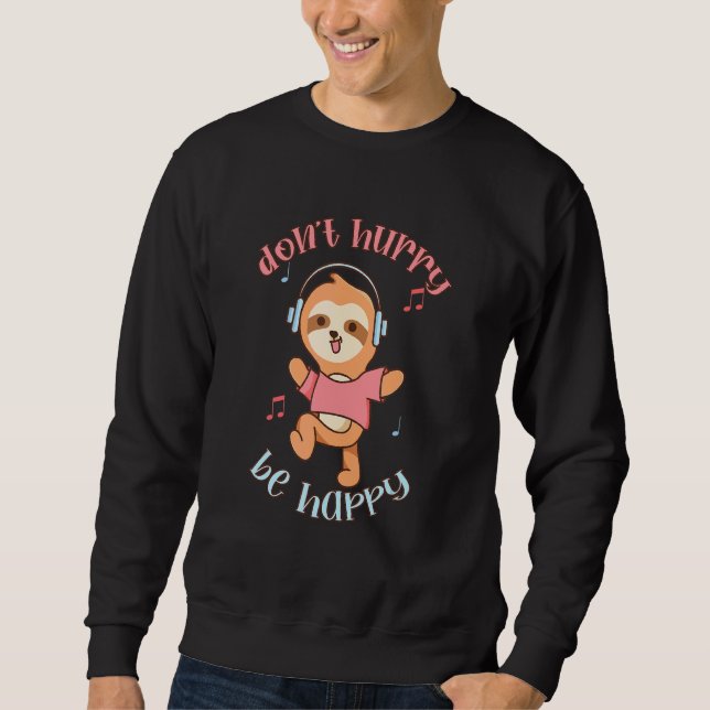 Sudadera No se deprisa en ser feliz animal de lotería (Anverso)