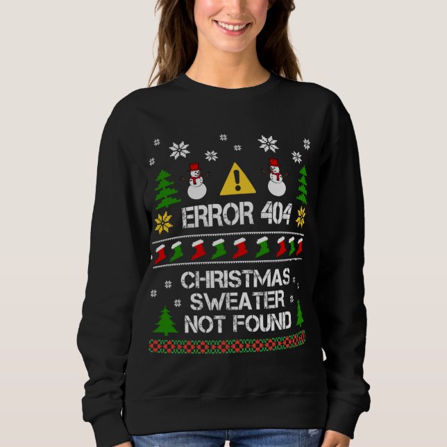 Sudadera No se encontró Chr con el sudadero de Navidades 40 (Anverso)