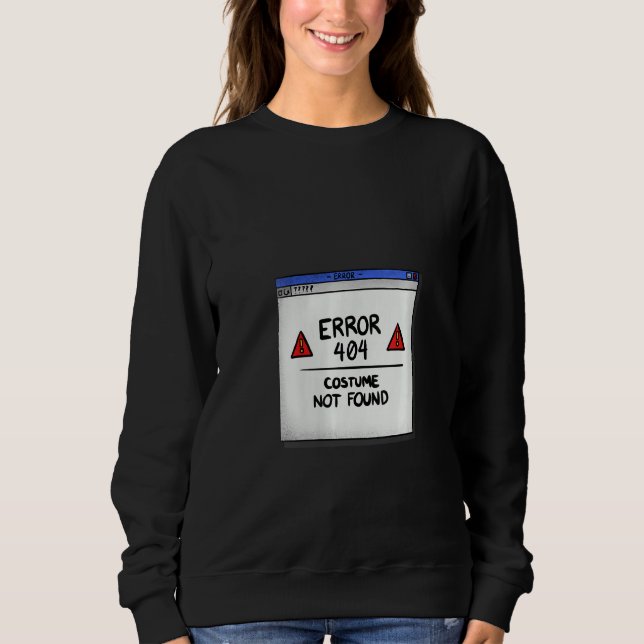 Sudadera No Se Encontró Codificación Lazy Ea De Las Mujeres (Anverso)