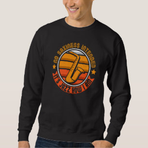 Sudadera No se Intenta Saxinidad Es Jazz Cómo Soy Saxofón S