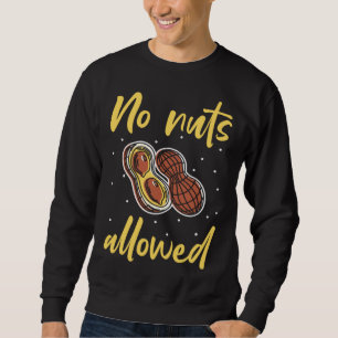 Sudadera No se Permiten Nueces Alérgico a Maní Alergia a Ma