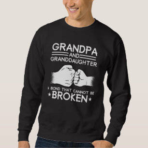 Sudadera No se puede romper el puño del abuelo y la nieta