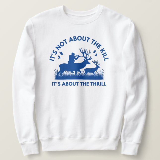 Sudadera No se trata de la matanza, se trata del ciervo est (Anverso del diseño)