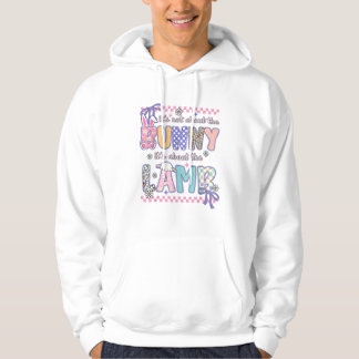 Sudadera No se trata del conejo cristiano Jesús Cordero Bib