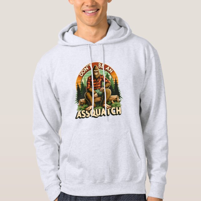 Sudadera No seas coqueta - Gracioso pie al aire libre (Anverso)