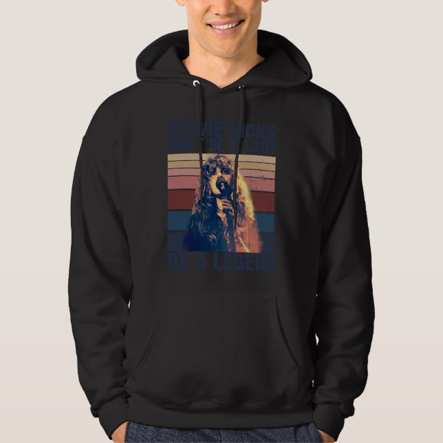 Sudadera No seas una dama, sé una leyenda Stevie Nicks (Anverso)