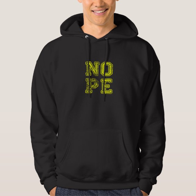 Sudadera No seas una persona que siempre dice sí, di no alg (Anverso)