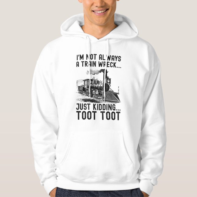 Sudadera No siempre soy un desastre total broma (Anverso)