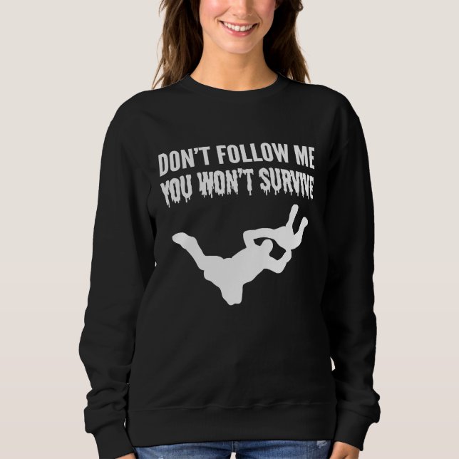 Sudadera No Sobrevivirás Persona Aventurera (Anverso)