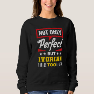 Sudadera No solo perfecto sino también marfileño Costa de