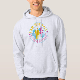 Sudadera No soy alto, pero eres corto
