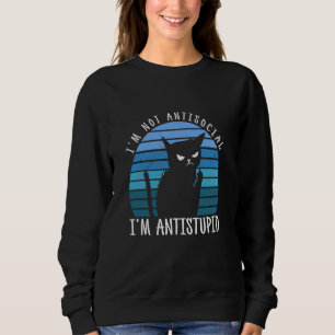 Sudadera No soy antisocial, estoy enojado por la depresión 