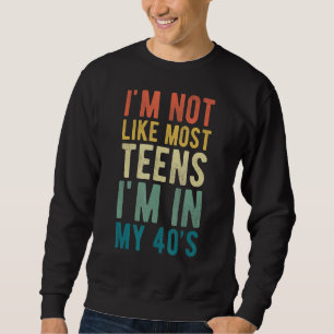 Sudadera No soy como la mayoría de los adolescentes que est