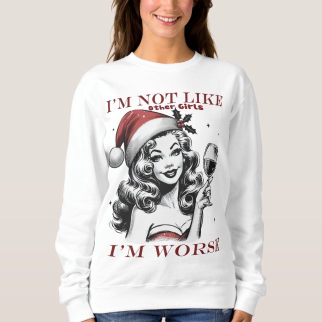 Sudadera No soy como otros Chicas (Anverso)