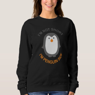 Sudadera No soy corta, soy pingüino de animal