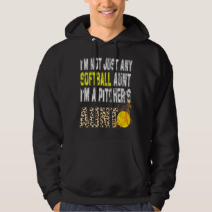 Sudadera No soy cualquier Tía de Softball. Soy un Aún de Pi
