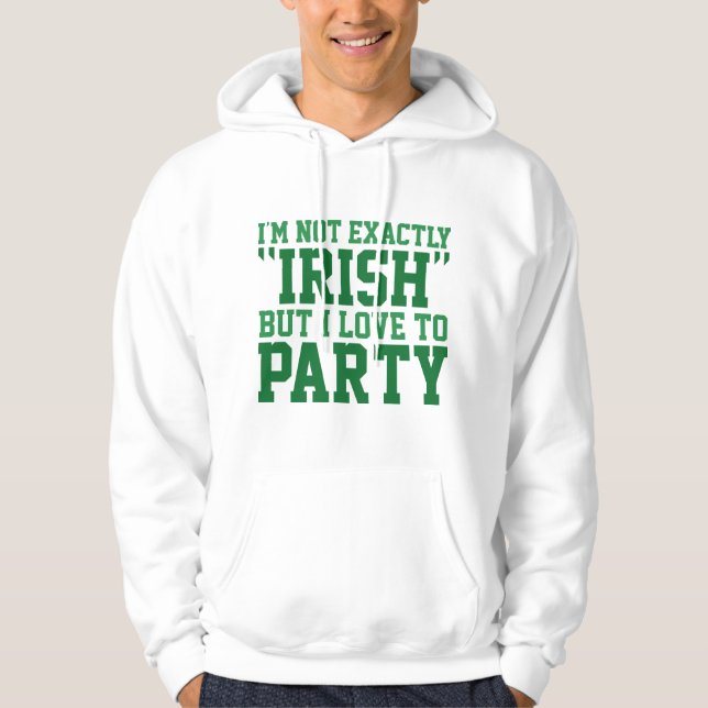 Sudadera No soy exactamente irlandés (Anverso)