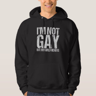 Sudadera No soy gay pero mi novia es LGBT de relaciones