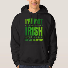 Sudadera No soy irlandés, pero bésame de todos modos divert