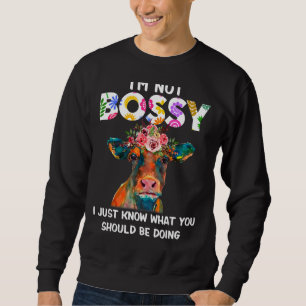 Sudadera No soy jefe, sólo sé lo que deberías estar haciend