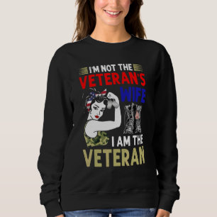 Sudadera No Soy La Esposa Del Veterano Soy Las Damas Vetera