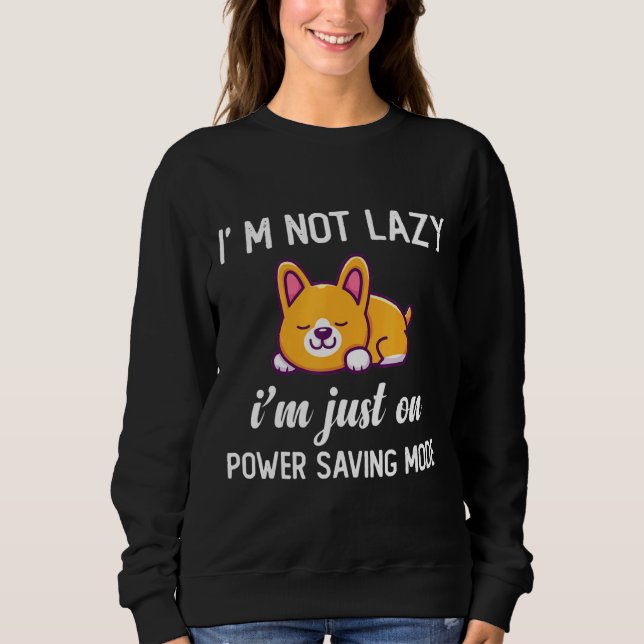 Sudadera No Soy Perezoso Solo Estoy En El Poder Salvando A  (Anverso)