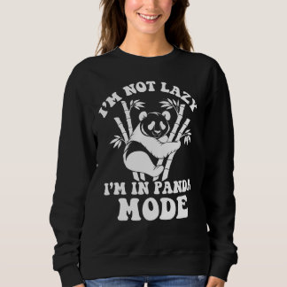 Sudadera No soy perezoso, solo estoy en mis pandas de ahorr
