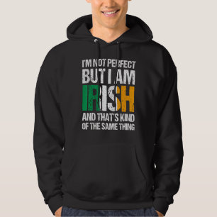 Sudadera No soy perfecto, pero soy irlandés, San Patricio