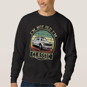 Sudadera No Soy Retro De Coche Clásico Antiguo Para Hombres