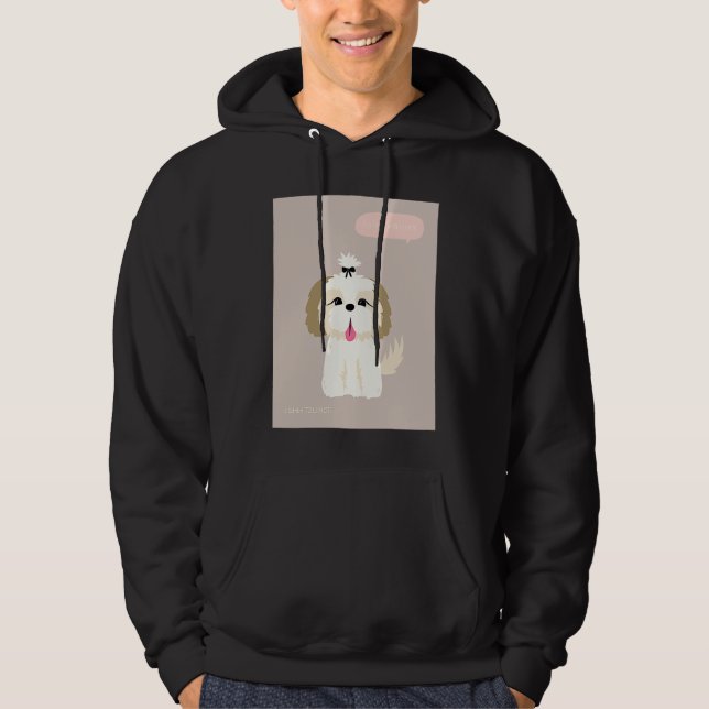 Sudadera 'No soy Shih Tzu' (Anverso)