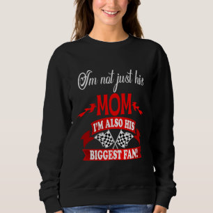 Sudadera No soy solo su mamá, también soy su mayor fanático