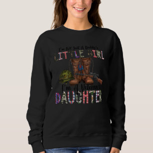 Sudadera No soy solo un papi, soy hija de un veterano Vi