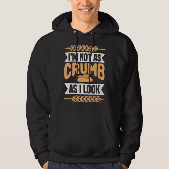 Sudadera No soy tan grosero como parezco haciendo panadería (Anverso)