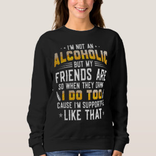 Sudadera No soy un amante de la cerveza alcohólica de Hawai