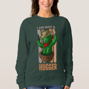 Sudadera No Soy Un Cactus De Vaquero Sarcástico Más Gracios
