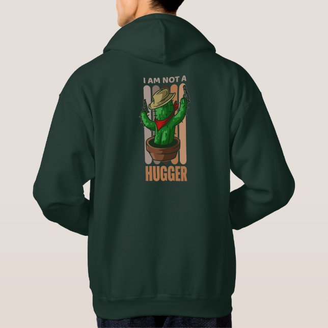 Sudadera No Soy Un Cactus De Vaquero Sarcástico Más Gracios (Reverso)