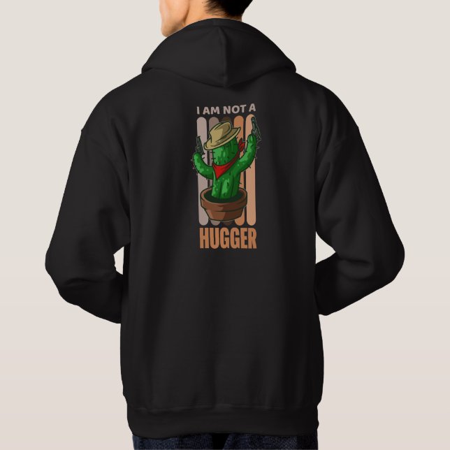 Sudadera No Soy Un Cactus Sarcástico Cactus Ho (Reverso)