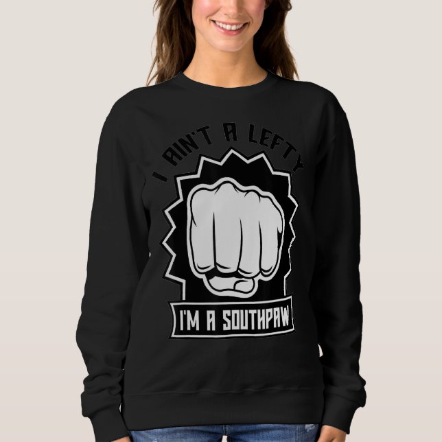 Sudadera No soy un chico alegre, soy un Boxin con las manos (Anverso)