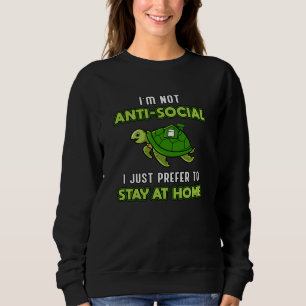 Sudadera No soy un regalo del mar de tortugas amorosas anti