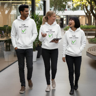 Sudadera «No soy un robot»