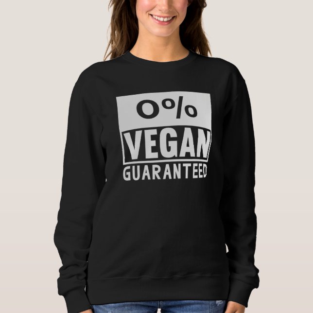 Sudadera No soy un vegan (Anverso)