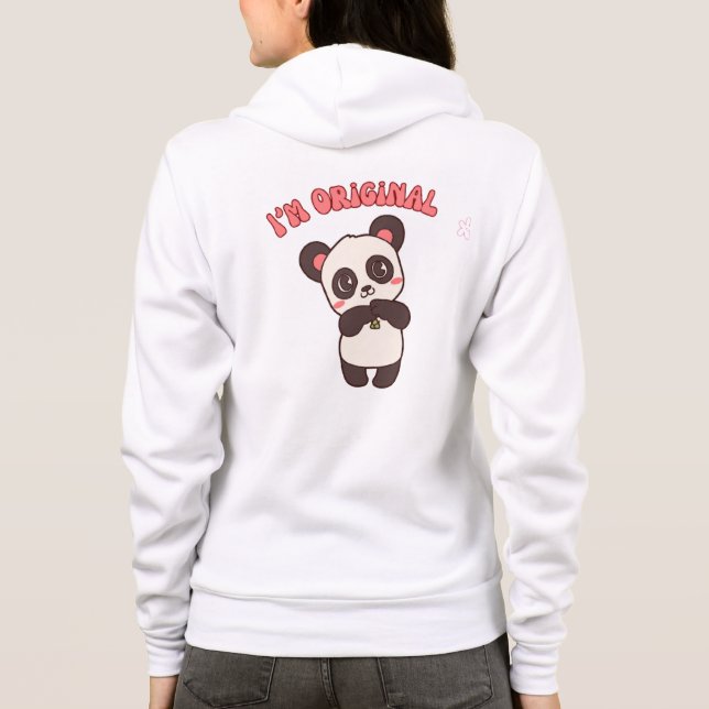 Sudadera No Soy Una Estética Panda Cute Perfecta (Reverso)