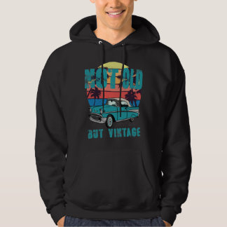 Sudadera No soy viejo im clásico scooter (azul)