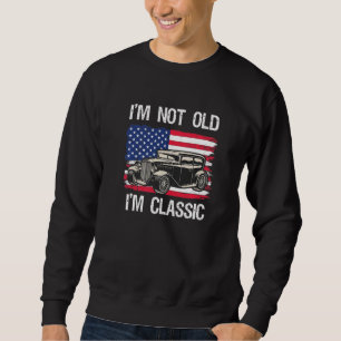 Sudadera No Soy Viejo Im Classic Vintage Car Usa American F