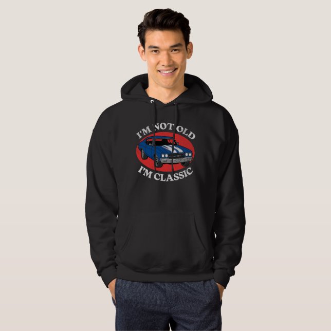 Sudadera No soy viejo, soy clásico  (Anverso completo)