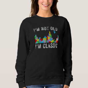 Sudadera No soy viejo Soy retro de videojuegos clásicos de