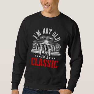 Sudadera No soy viejo Soy un clásico de 1950 Curioso auto 7